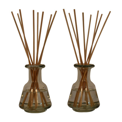 Adira Glass Bottle Diffuser Set (Mandarin & Apple Cinnamon)