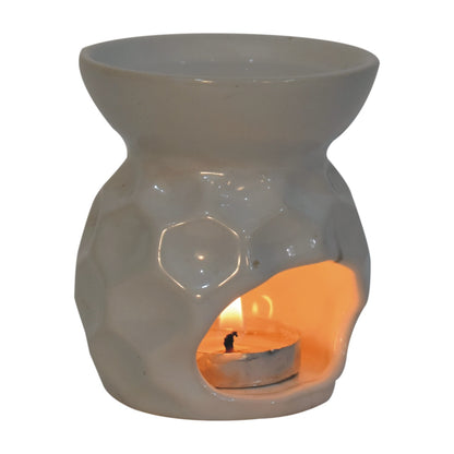 Taya White Oil Burner Set