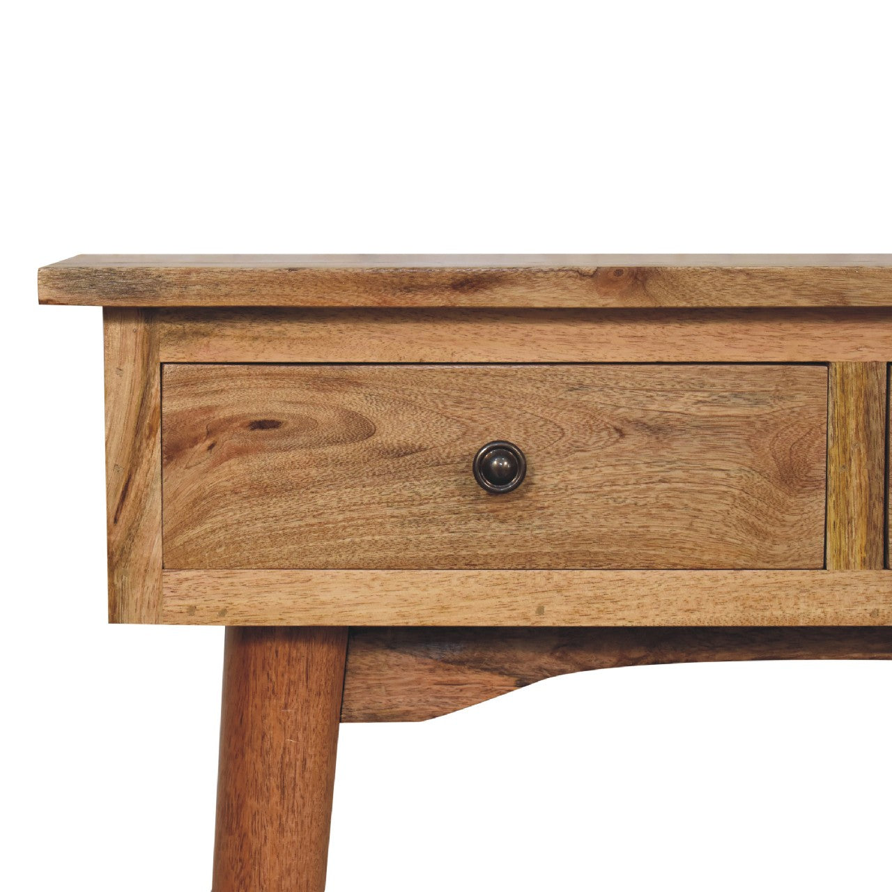 Mini Oak-ish Hallway Console Tables