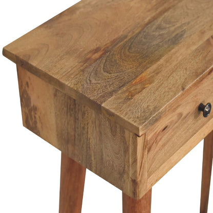 Mini Oak-ish Hallway Console Tables