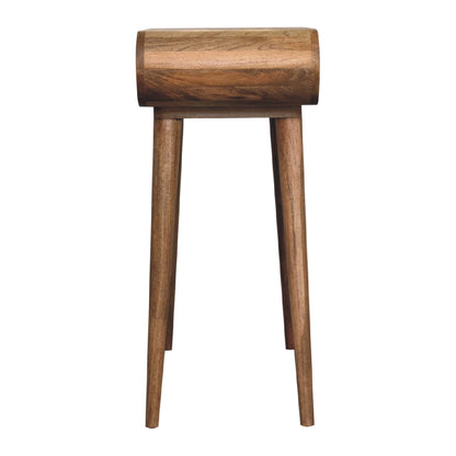 Mini Oak-ish Round Dressing Tables