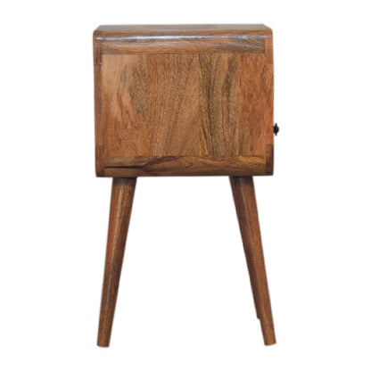 Mini Oakish Curve Open Bedside