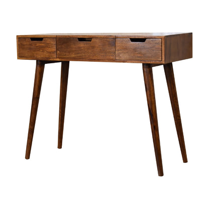 Chestnut Foldable Mirror Tables