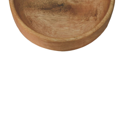 Solid Wood Fruit Bowl Set of 3