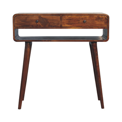 Sonata Chestnut Console Tables