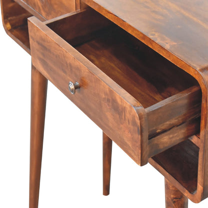 Sonata Chestnut Console Tables