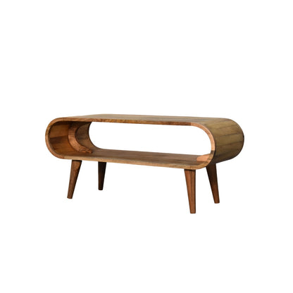 Amaya Nordic Style Oak-ish Coffee Tables
