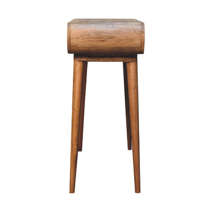 Amaya Oak-ish Nordic Style Console Tables