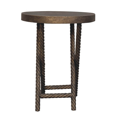 Metallic Rope Side Tables