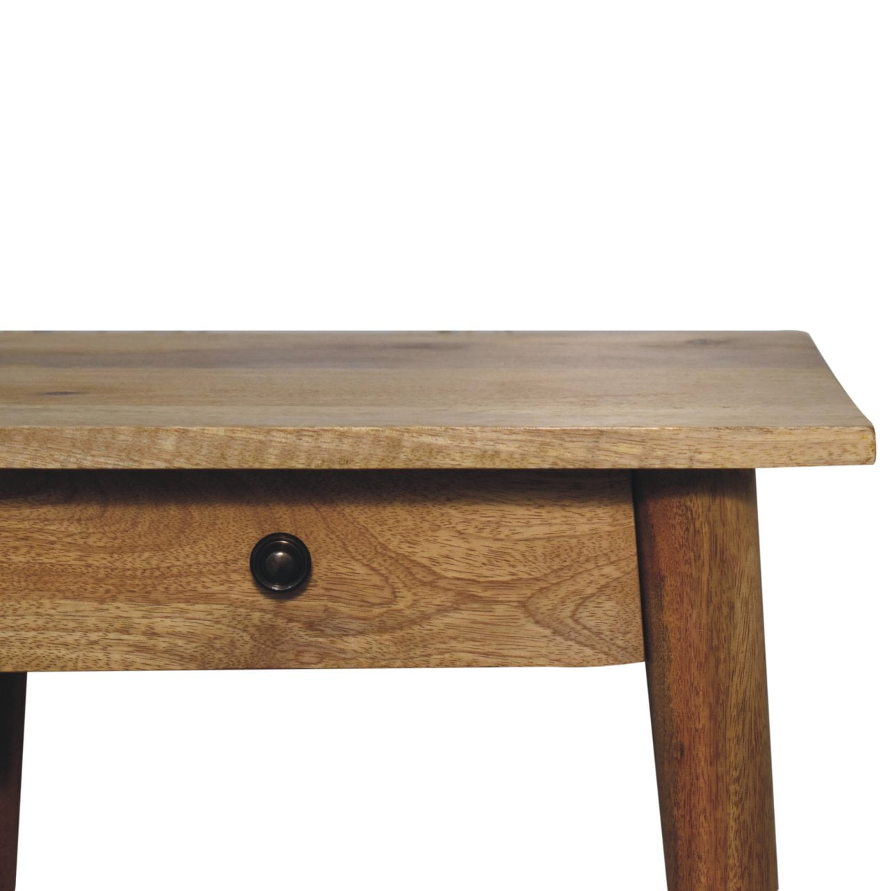 Woven Solid Wood End Tables