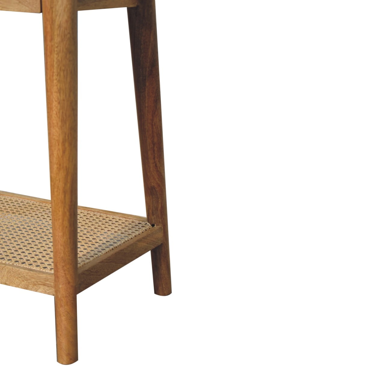 Woven Solid Wood End Tables