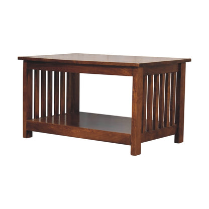 Slatted Chestnut Coffee Tables