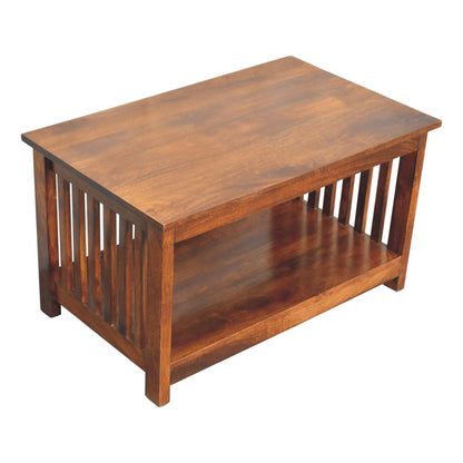 Slatted Chestnut Coffee Tables