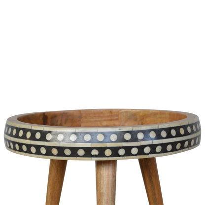 Small Dotted End Tables