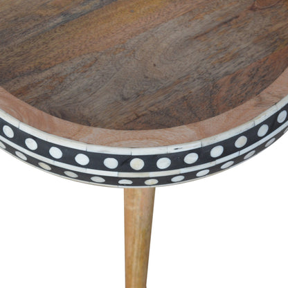 Small Dotted End Tables