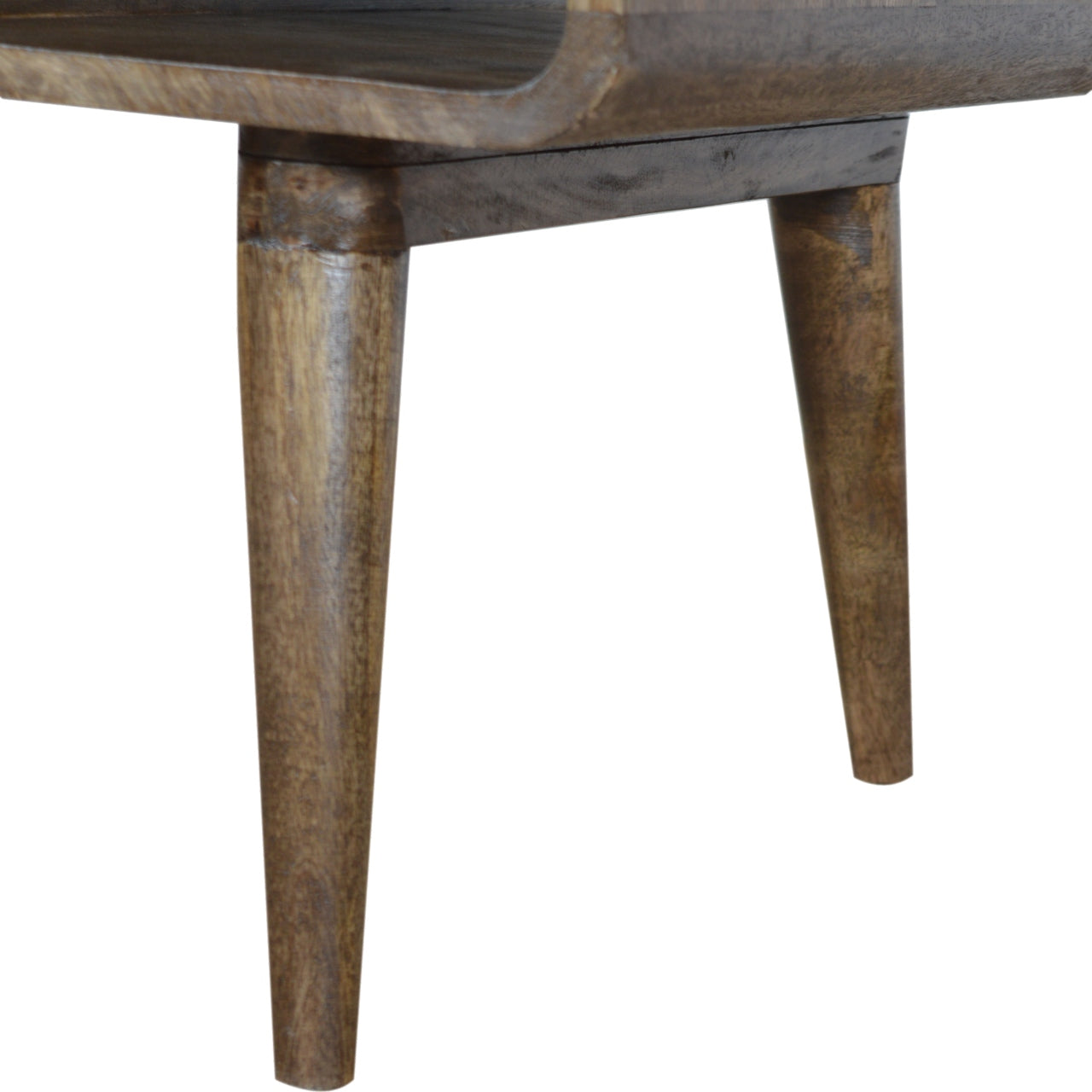 Curved Grey Washed Coffee Tables