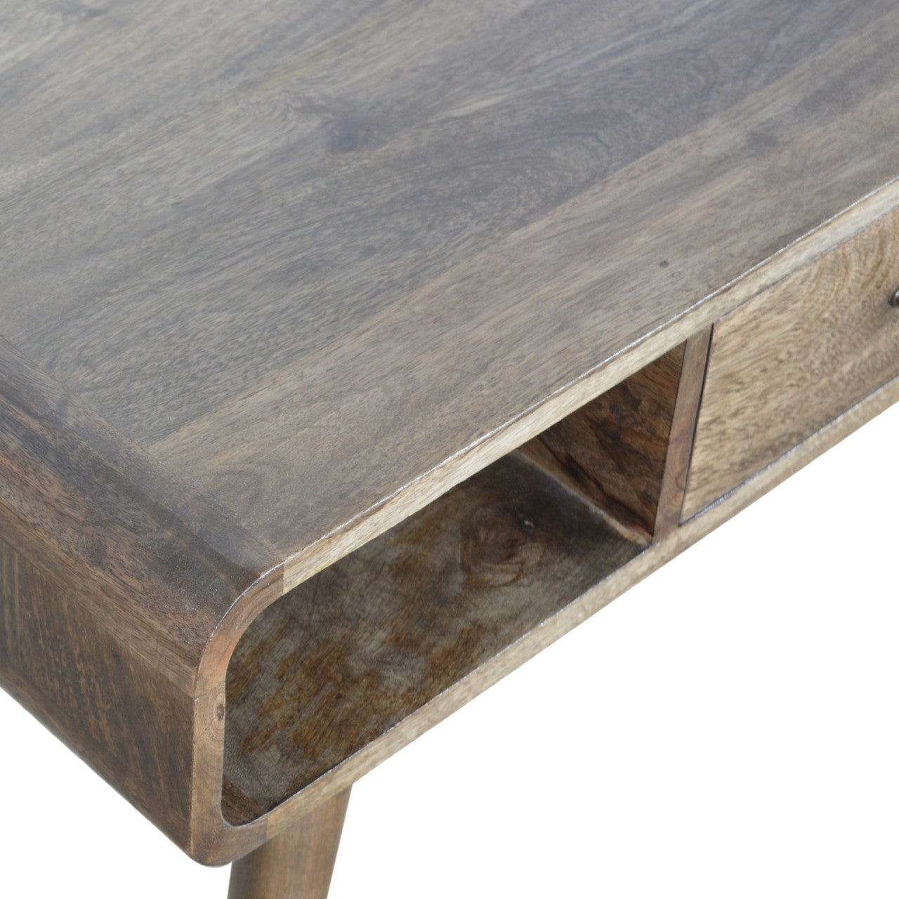 Curved Grey Washed Coffee Tables