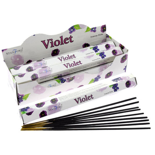 Stamford Hex Incense Sticks - Violet