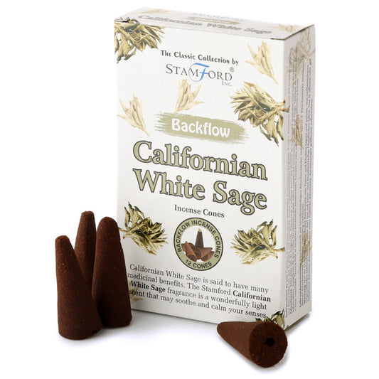 Stamford Backflow Incense Cones - Californian White Sage