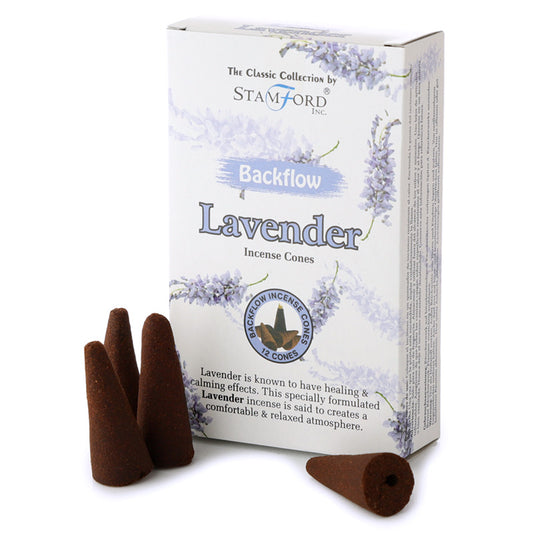 Stamford Backflow Incense Cones - Lavender