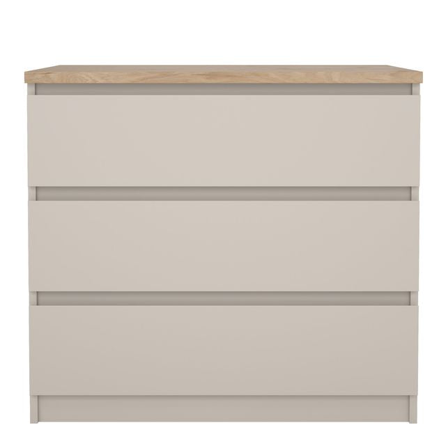 Naia Chest of 3 drawers in Cashmere Jackson Hickory