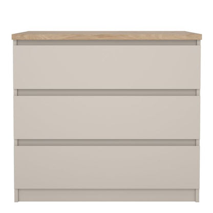 Naia Chest of 3 drawers in Cashmere Jackson Hickory