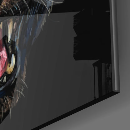 Jaguar Glass Wall Art