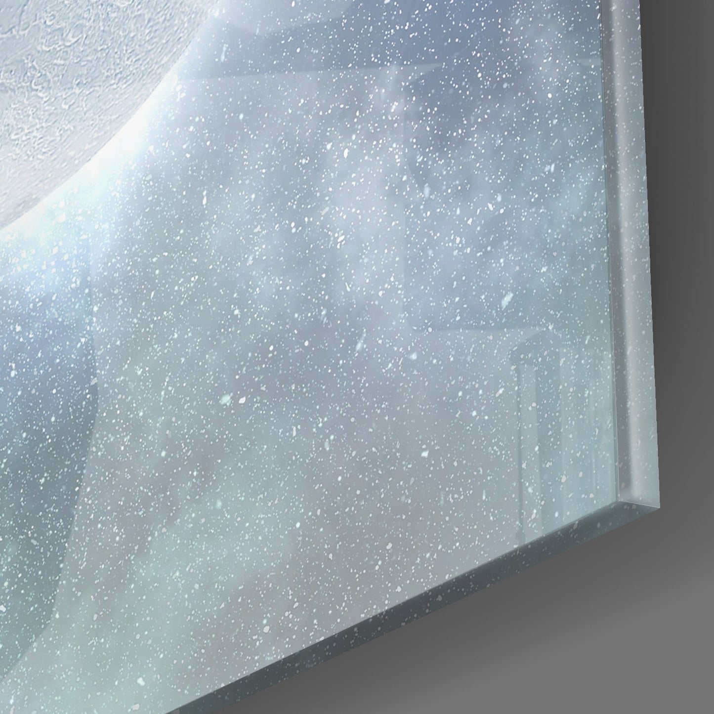 Full Moon Glass Wall Art | Insigne Art Design