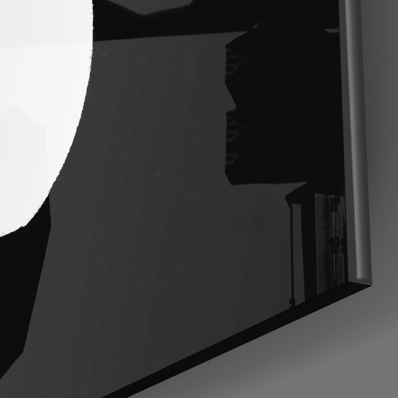 Black Glass Wall Art | Insigne Art Design