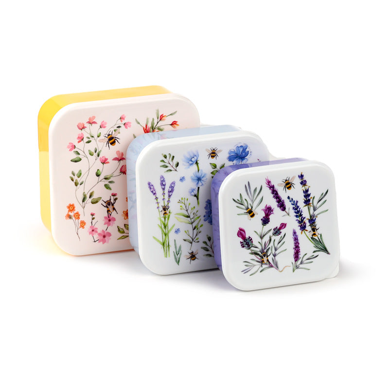 Lunch Boxes Set of 3 (M/L/XL) - Nectar Meadows