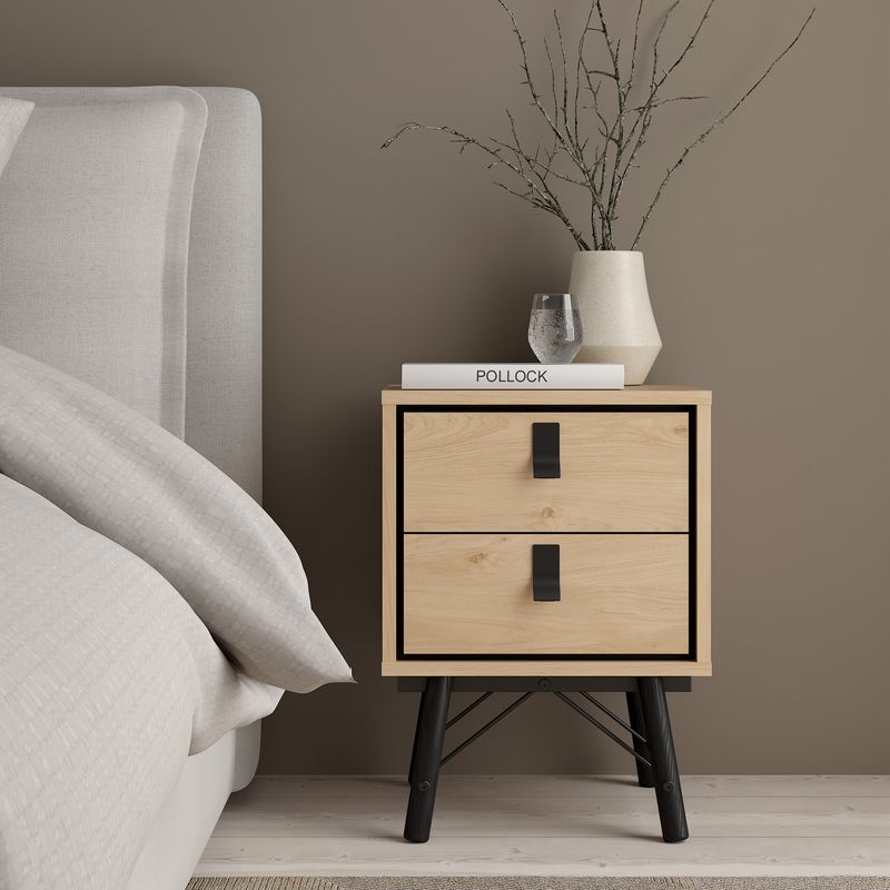 Ry Package - Wardrobe 3 Doors + 3 Drawers + Double Chest 6 Drawers + Bedside Cabinet 2 Drawers