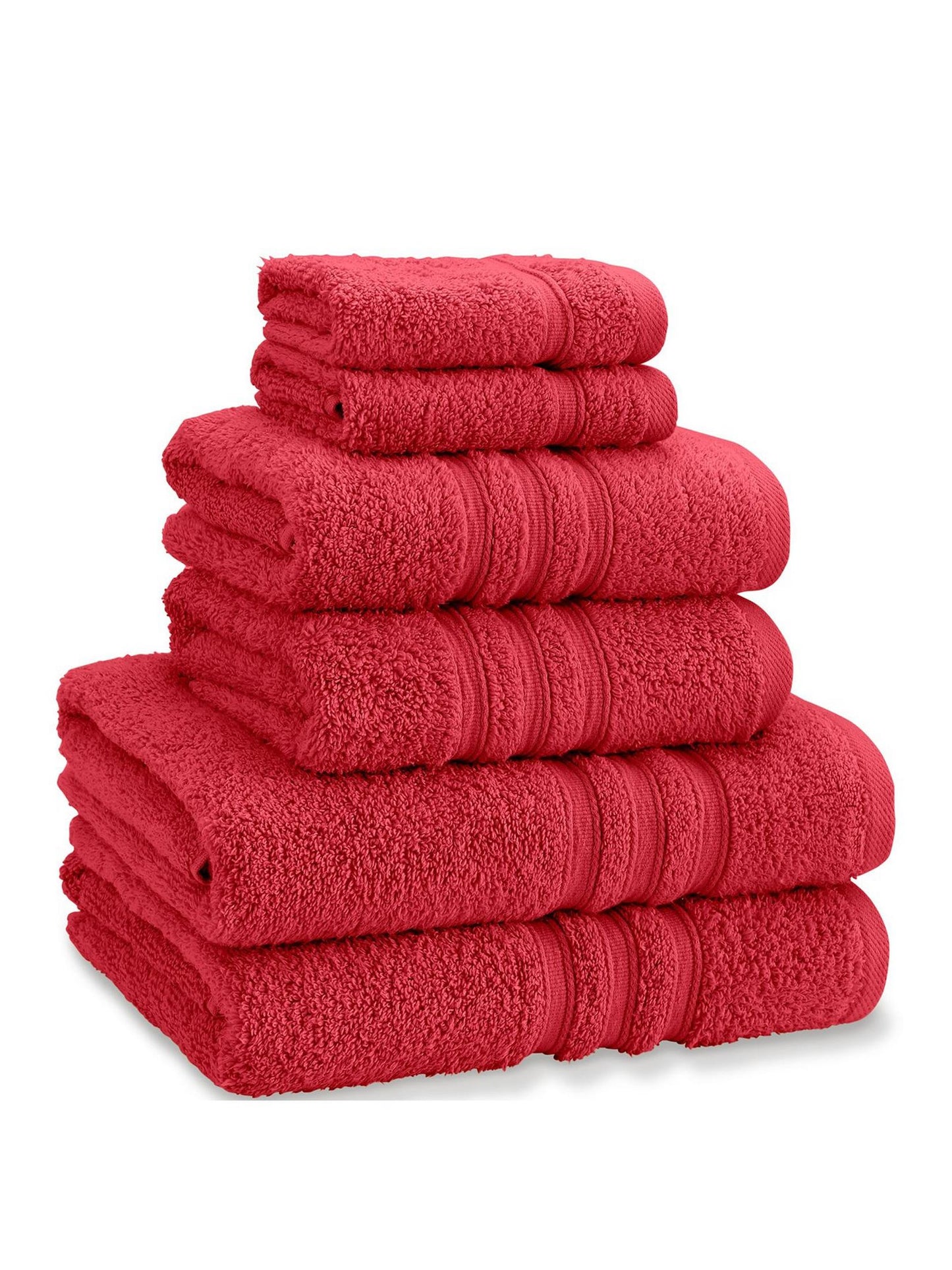 Catherine Lansfield Zero Twist Cotton 6 Piece Towel Bale Set