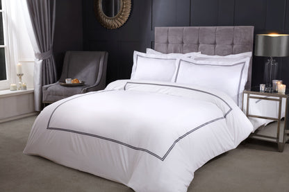 Mayfair - Embroidered Duvet Set with Oxford Pillowcase