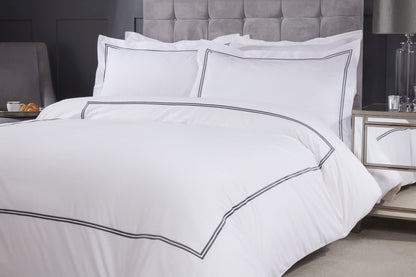 Mayfair - Embroidered Duvet Set with Oxford Pillowcase