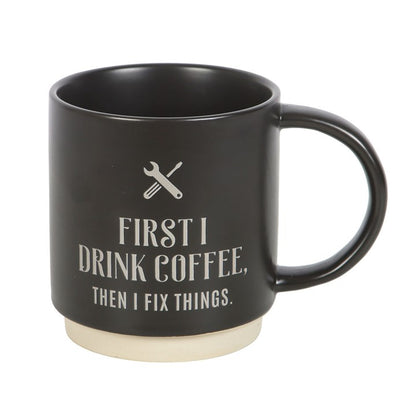 First I Drink Coffee Mug with Multi-tool Pen