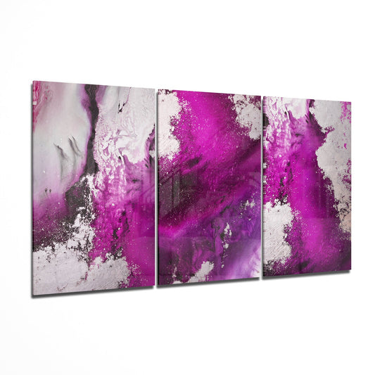 Fuchsia Glass Mega Wall Art Mega Glass Wall Art