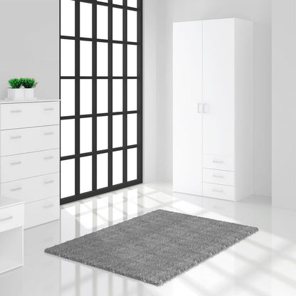 Space Wardrobe 2 Doors 3 Drawers in White 2001