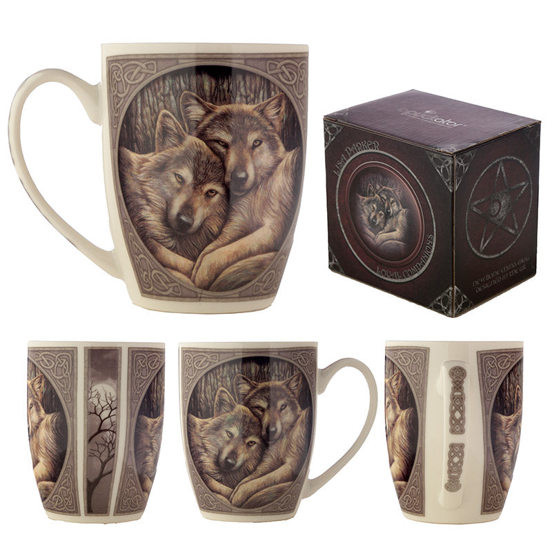 Porcelain Mug - Lisa Parker Loyal Companions Wolf