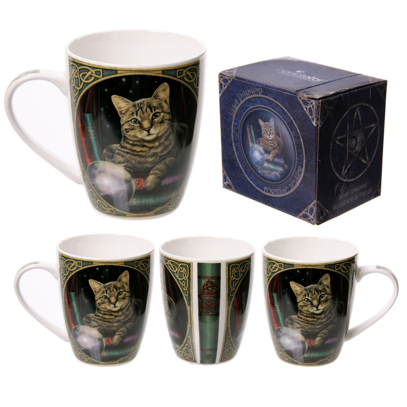 Porcelain Mug - Lisa Parker Fortune Teller Cat