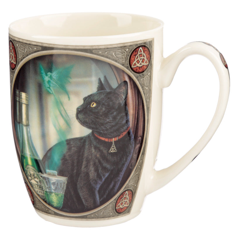 Porcelain Mug - Lisa Parker Absinthe Cat