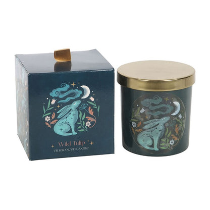 Midnight Hare Wild Tulip Candle