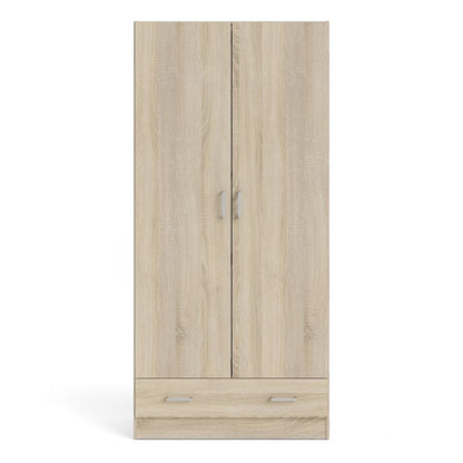 Space Wardrobe with 2 Doors + 1 Drawer