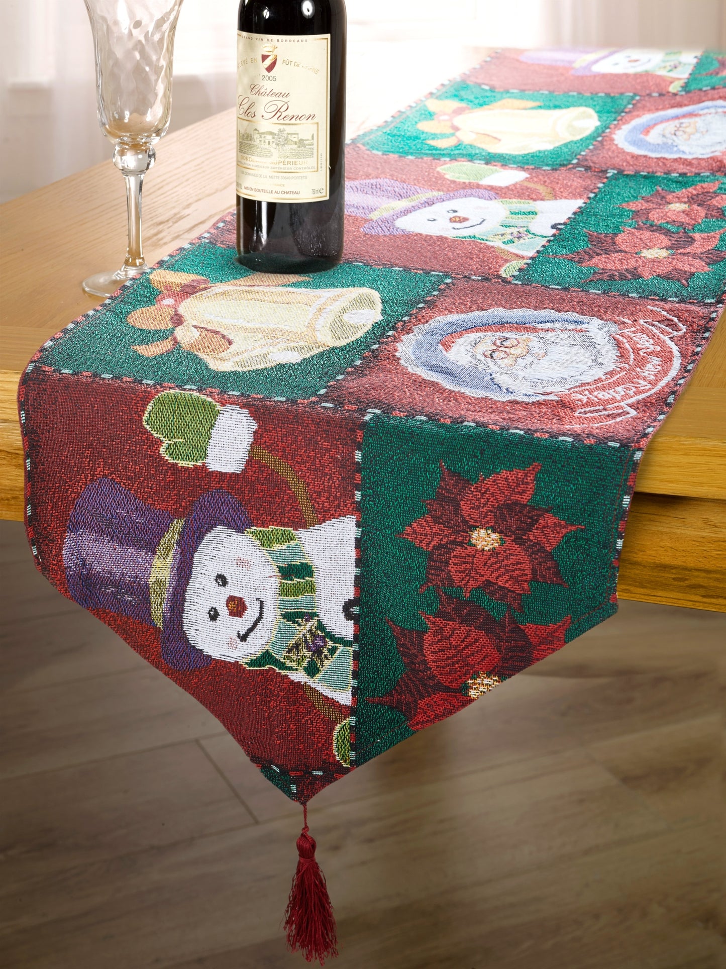 Santa Patchwork - Table Runner