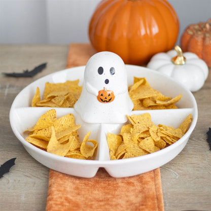 Ghost Chip & Dip Snack Dish