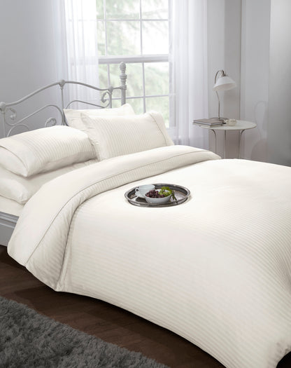 Ritz - 300 Thread Count Satin Stripe Duvet Set