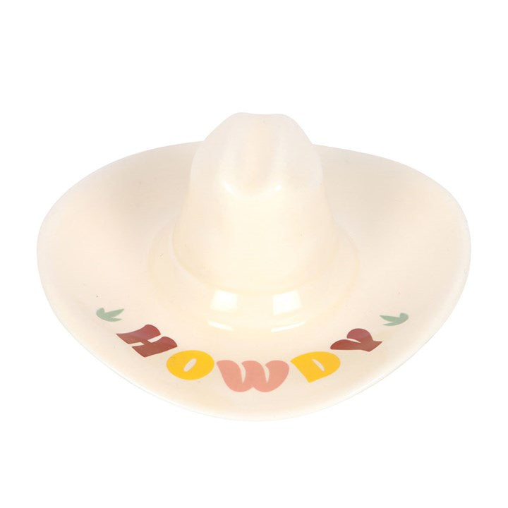 Howdy Cowboy Hat Trinket Dish