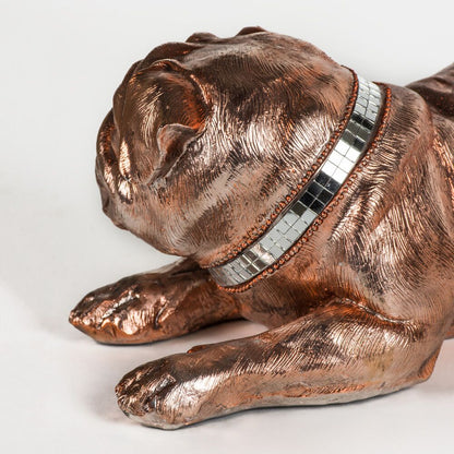 Bronze Finish Pug Figurine