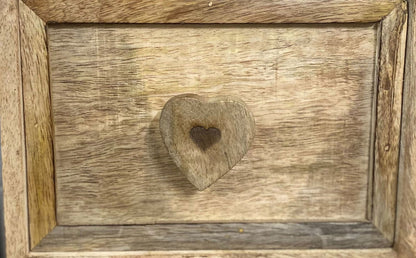 Mango Wood Heart Drawer or Door Knob