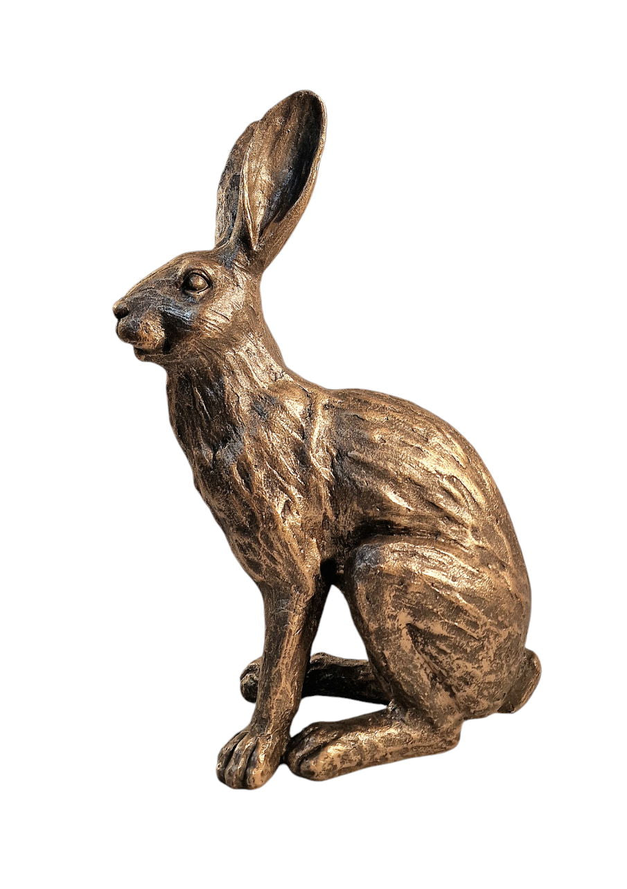 Hare Brass Style Ornament 39x26x15cm