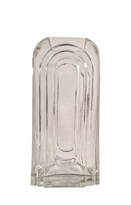 Clear Glass Arch Vase